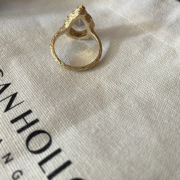 ❗️SOLD❗️Logan Hollowell PREMIUM Queen Water Drop Moonstone Full Pavé Diamond YG - Picture 14 of 17